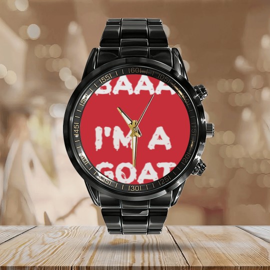 Discover Minimalist Costume Lazy Funny Party Decor Goat Sounds - Goat Costume Adult Baby Kids Decor - Calendar Steel Band Watch