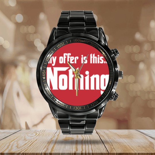 Discover My offer is this... Nothing Calendar Steel Band Watch