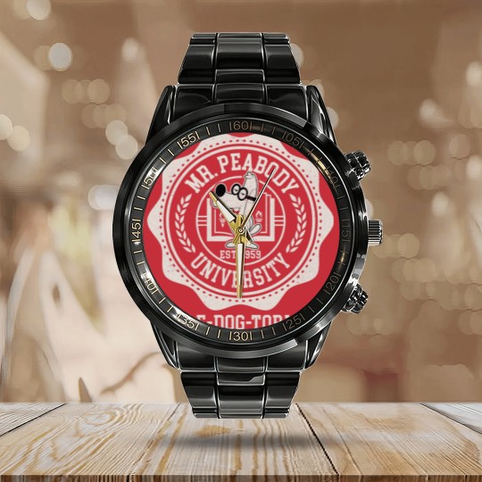 Discover Mr Peabody And Sherman Calendar Steel Band Watch
