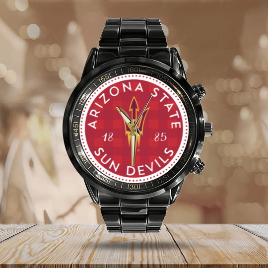 Discover Arizonna State University Calendar Steel Band Watch