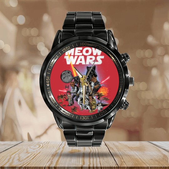 Discover Cat Meow Wars Cat Wars Cat Calendar Steel Band Watch