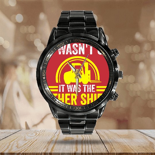 Discover Forklift Driver Forklift Operator Calendar Steel Band Watch