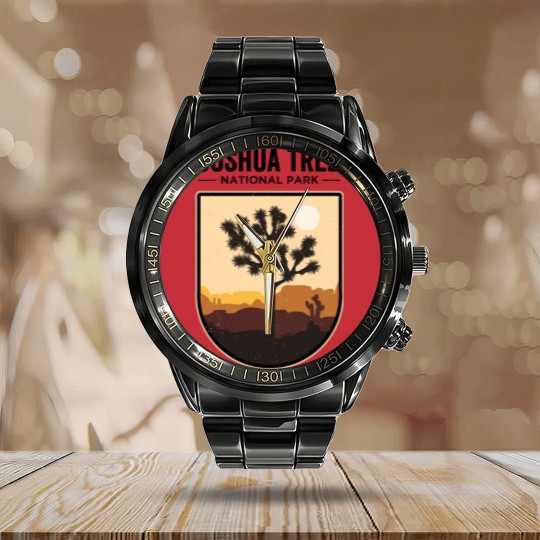 Discover Joshua Tree Calendar Steel Band Watch Vintage Joshua Tree National Park Calendar Steel Band Watch