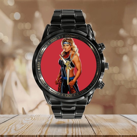 Discover Beth Phoenix is an American Professional Calendar Steel Band Watch