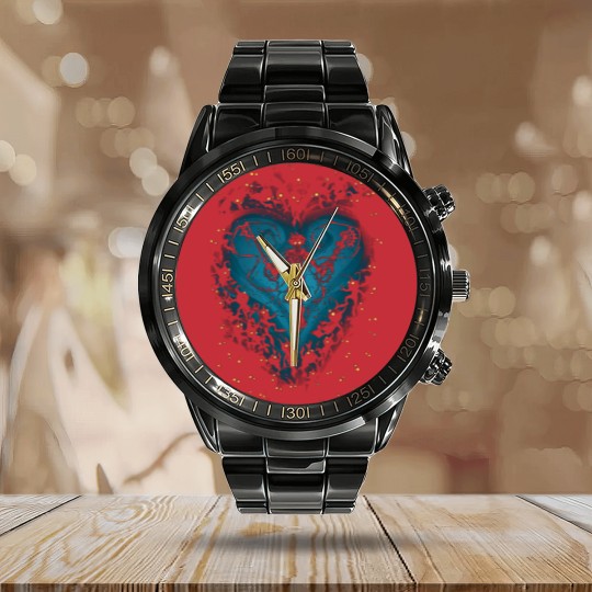 Discover Feel The Darkness - Kingdom Hearts - Calendar Steel Band Watch