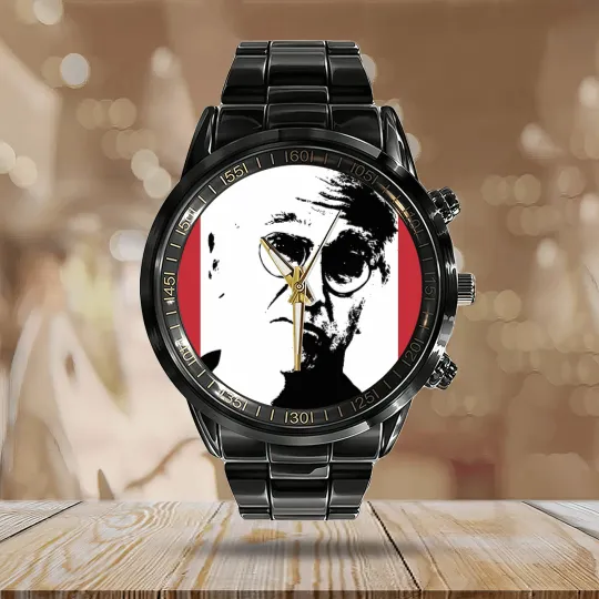 Discover Curb Your Enthusiasm Larry David Lexprience LD Unisex Calendar Steel Band Watch