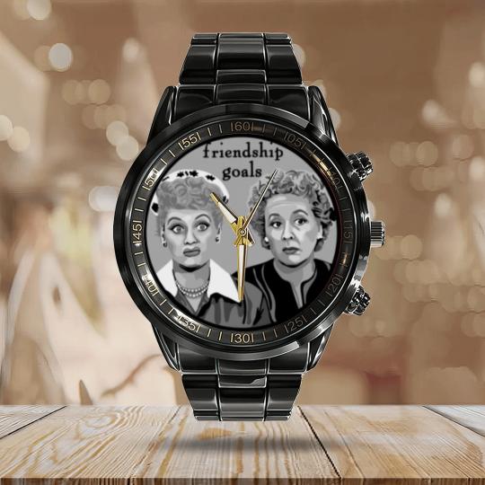 Discover Friendship Goals - Lucy And Ethel - Calendar Steel Band Watch