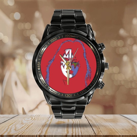 Discover Kiss 1978 Ace Frehley Calendar Steel Band Watch
