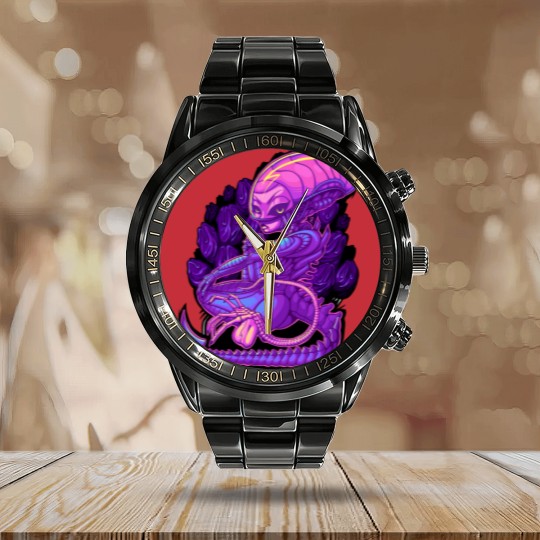 Discover Xenogirl - Xenomorph - Calendar Steel Band Watch