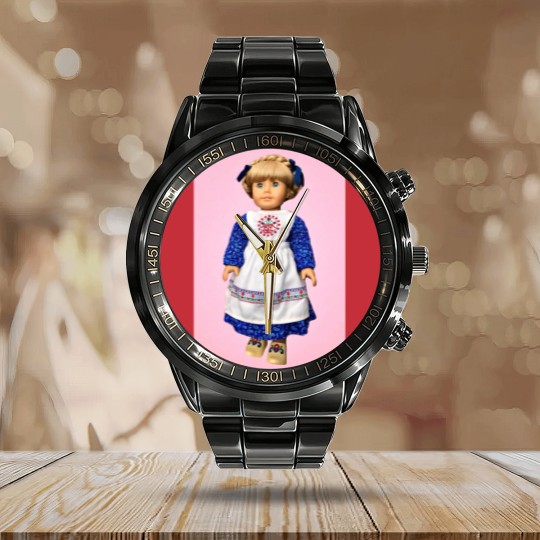 Discover Baking with Kirsten Larson - American Girl - Calendar Steel Band Watch