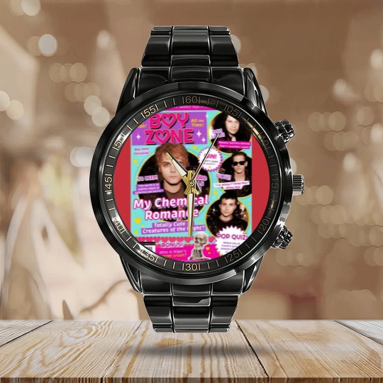 Discover My Chemical Romance Calendar Steel Band Watch, Boy Zone My Chemical Romance Calendar Steel Band Watch, My Chemical Romance, Boy Zone Tribute MCR
