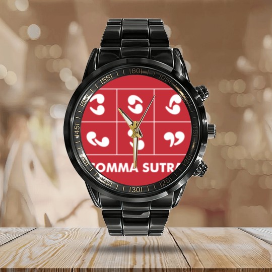 Discover Comma Sutra Calendar Steel Band Watch