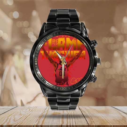 Discover Jordan Clarkson Flamethrower - Jordan Clarkson Utah Jazz - Calendar Steel Band Watch