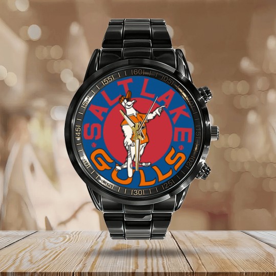Discover Defunct - Salt Lake Gulls Baseball 1977 - Salt Lake City - Calendar Steel Band Watch