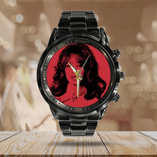 Discover Ronnie Spector / Retro Style Fan Artwork - Ronnie Spector - Calendar Steel Band Watch