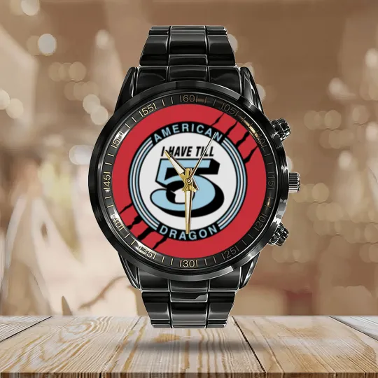 Discover I Have Till 5 Calendar Steel Band Watch