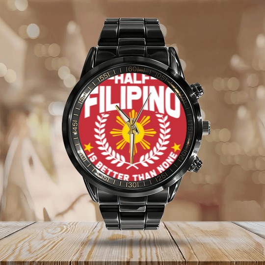 Discover Filipino Sun Calendar Steel Band Watch  Gifts Pinoy Manila Philippines