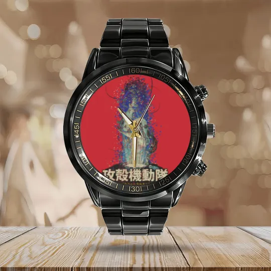 Discover Ghost in The Shell - Ghost In The Shell - Calendar Steel Band Watch