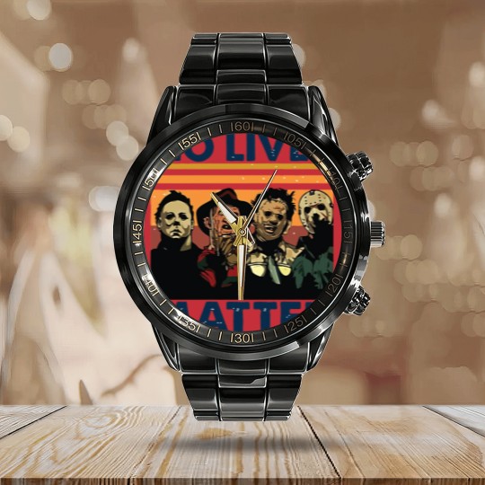 Discover No Lives Matter Calendar Steel Band Watch