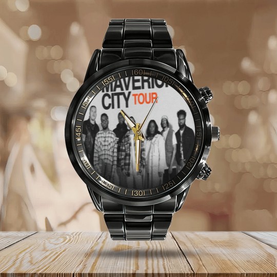 Discover Maverick City Music Classic Calendar Steel Band Watch