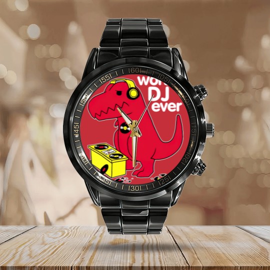 Discover Worst DJ Ever Calendar Steel Band Watch