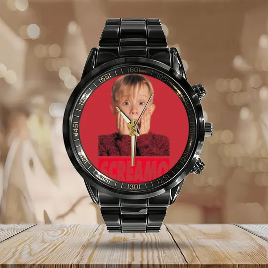Discover SCREAMO - Screamo - Calendar Steel Band Watch