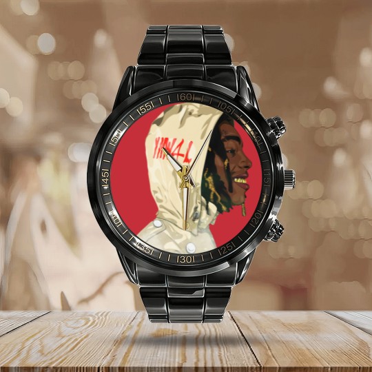 Discover YNW Melly Fan Art Calendar Steel Band Watch