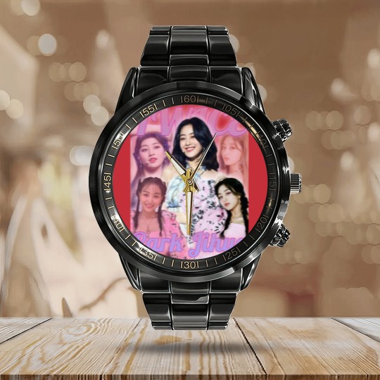 Discover Twice Jihyo - Twice - Calendar Steel Band Watch