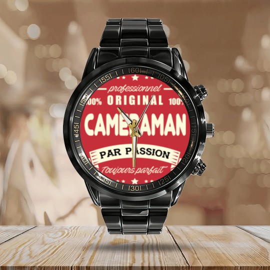 Discover Cameraman Original Calendar Steel Band Watch
