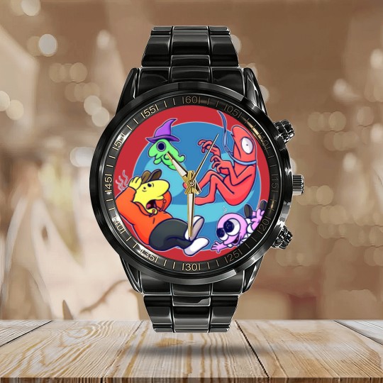 Discover The smiling friends are here! Classic Calendar Steel Band Watch