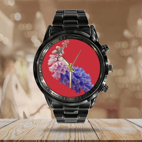 Discover flume skin Calendar Steel Band Watch