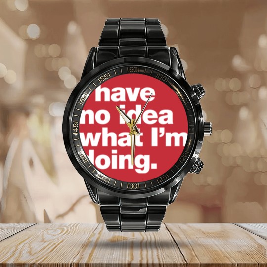 Discover I have no idea what I'm doing. Classic Calendar Steel Band Watch