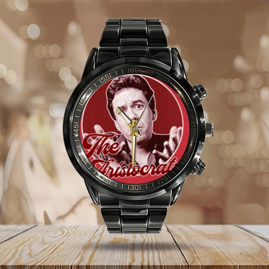 Discover Gilbert Gottfried The Aristocrats Classic Calendar Steel Band Watch