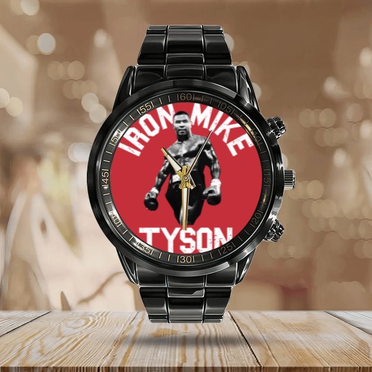 Discover Iron Mike Tyson Calendar Steel Band Watch, Mike Tyson Calendar Steel Band Watch Fan Gifts, Mike Tyson Vintage Calendar Steel Band Watch, Mike Tyson Graphic Calendar Steel Band Watch, Mike Tyson Retro, Boxing Calendar Steel Band Watch