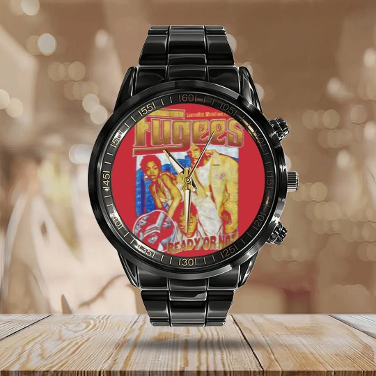 Discover Fugees Lauryn Hill Unisex Heavy Cotton Calendar Steel Band Watch