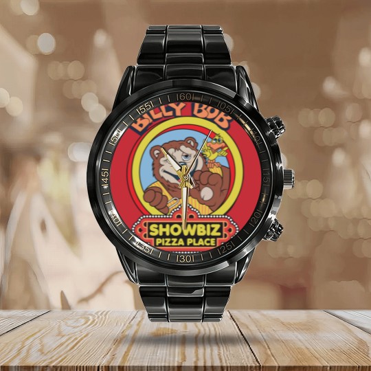 Discover Showbiz Pizza Billy Bob - Showbiz Pizza - Calendar Steel Band Watch