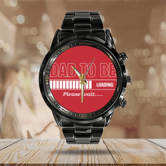 Discover Dad To Be Calendar Steel Band Watch