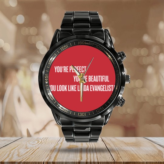 Discover you look like linda evangelista - Rupauls Drag Race - Calendar Steel Band Watch