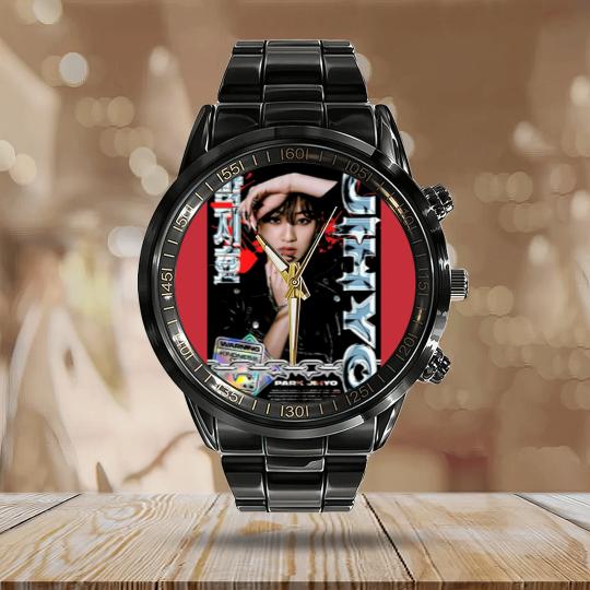 Discover Jihyo Twice Calendar Steel Band Watch