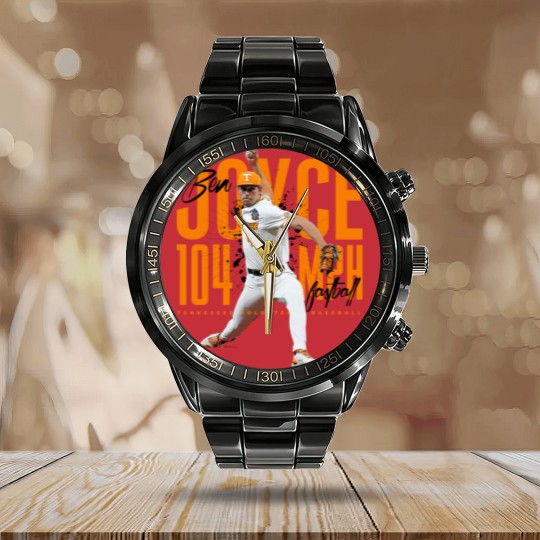 Discover Ben Joyce - Ben Joyce College Baseball - Calendar Steel Band Watch