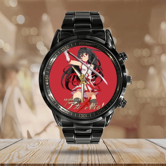 Discover akame sword strike pose - Anime - Calendar Steel Band Watch
