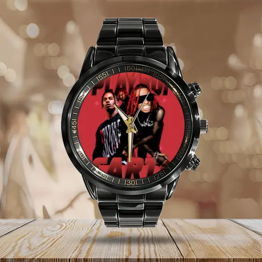 Discover Playboi Carti Calendar Steel Band Watch