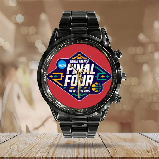Discover Final Four 2022 Classic Calendar Steel Band Watch