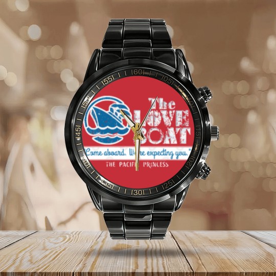 Discover The Love Boat, distressed - The Love Boat - Calendar Steel Band Watch