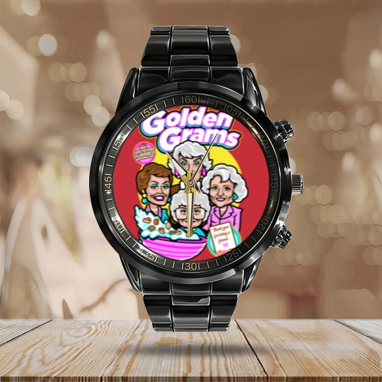 Discover Golden Grams Cereal Calendar Steel Band Watch