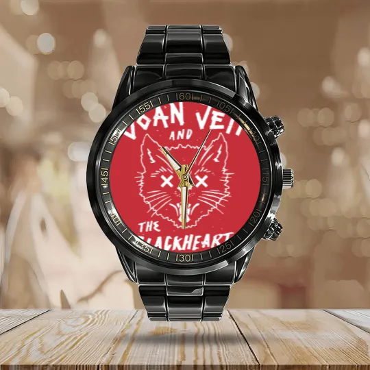 Discover Joan Jett Calendar Steel Band Watch