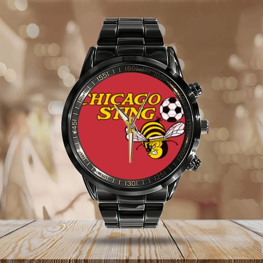 Discover Chicago Sting Vintage - Chicago Sting - Calendar Steel Band Watch