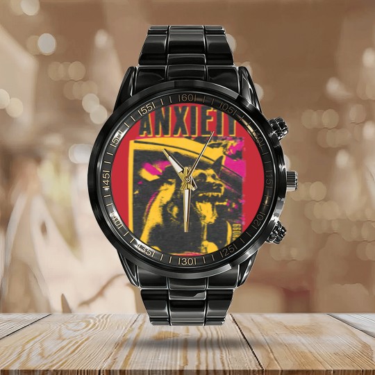 Discover anxiety by psycho99 - Anxiety - Calendar Steel Band Watch
