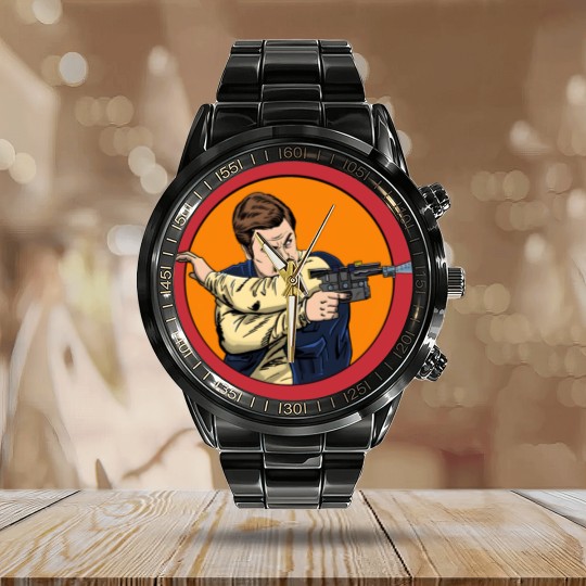 Discover Ron Solo - Ron Swanson - Calendar Steel Band Watch