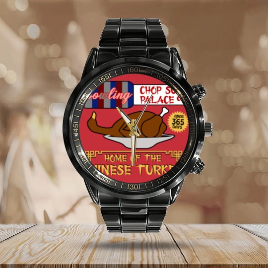 Discover Bo Ling Chop Suey Palace - A Christmas Story - Calendar Steel Band Watch